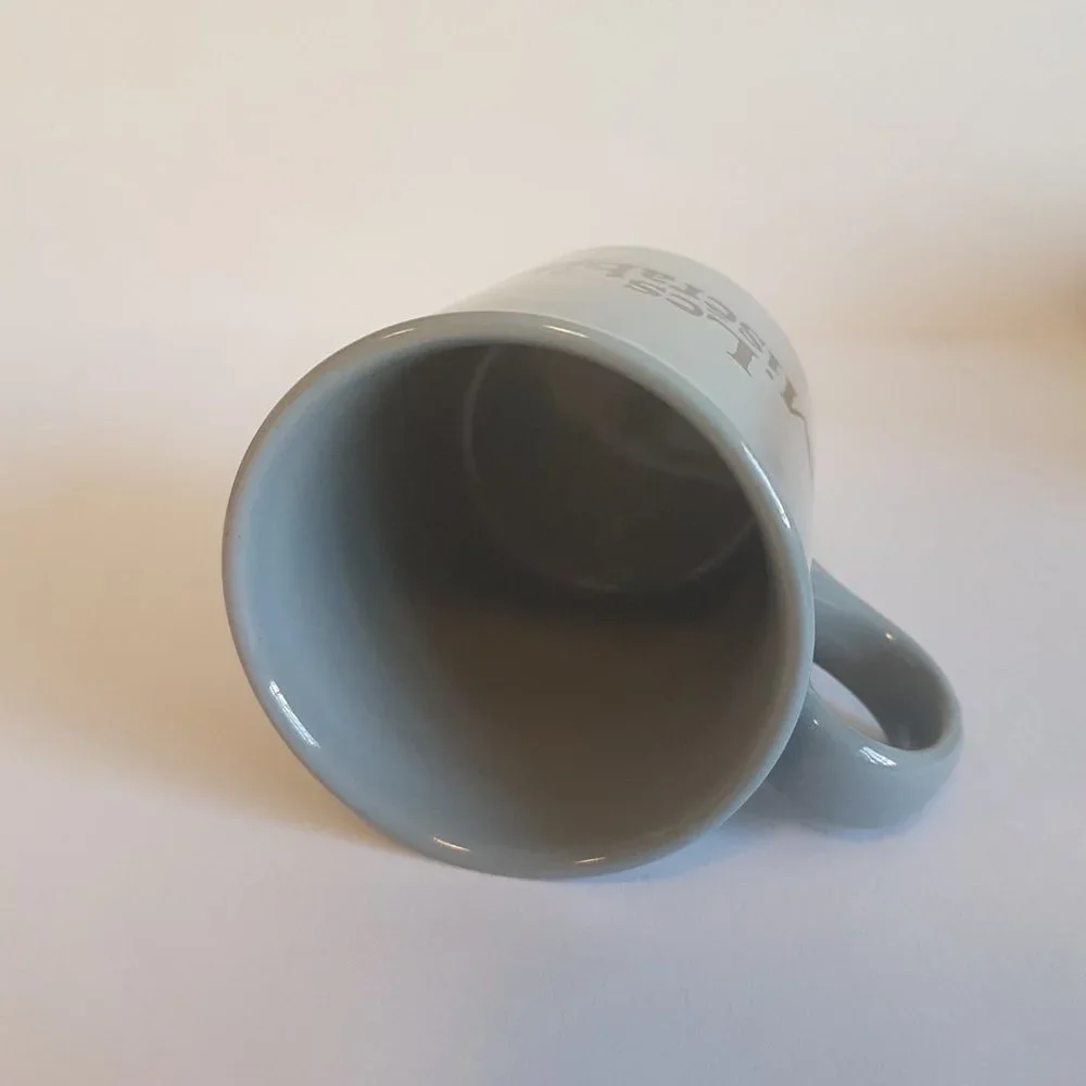 Vintage 1986 Les Miserables Mug Teacup Musical Les Mis Les Miz Souvenir Mug Grey - Picture 8 of 11